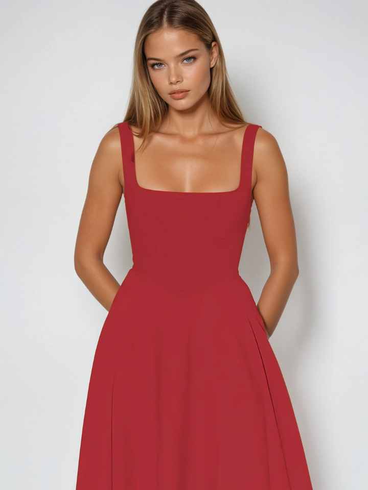 Scarlett Grace | Elegant Midi Dress