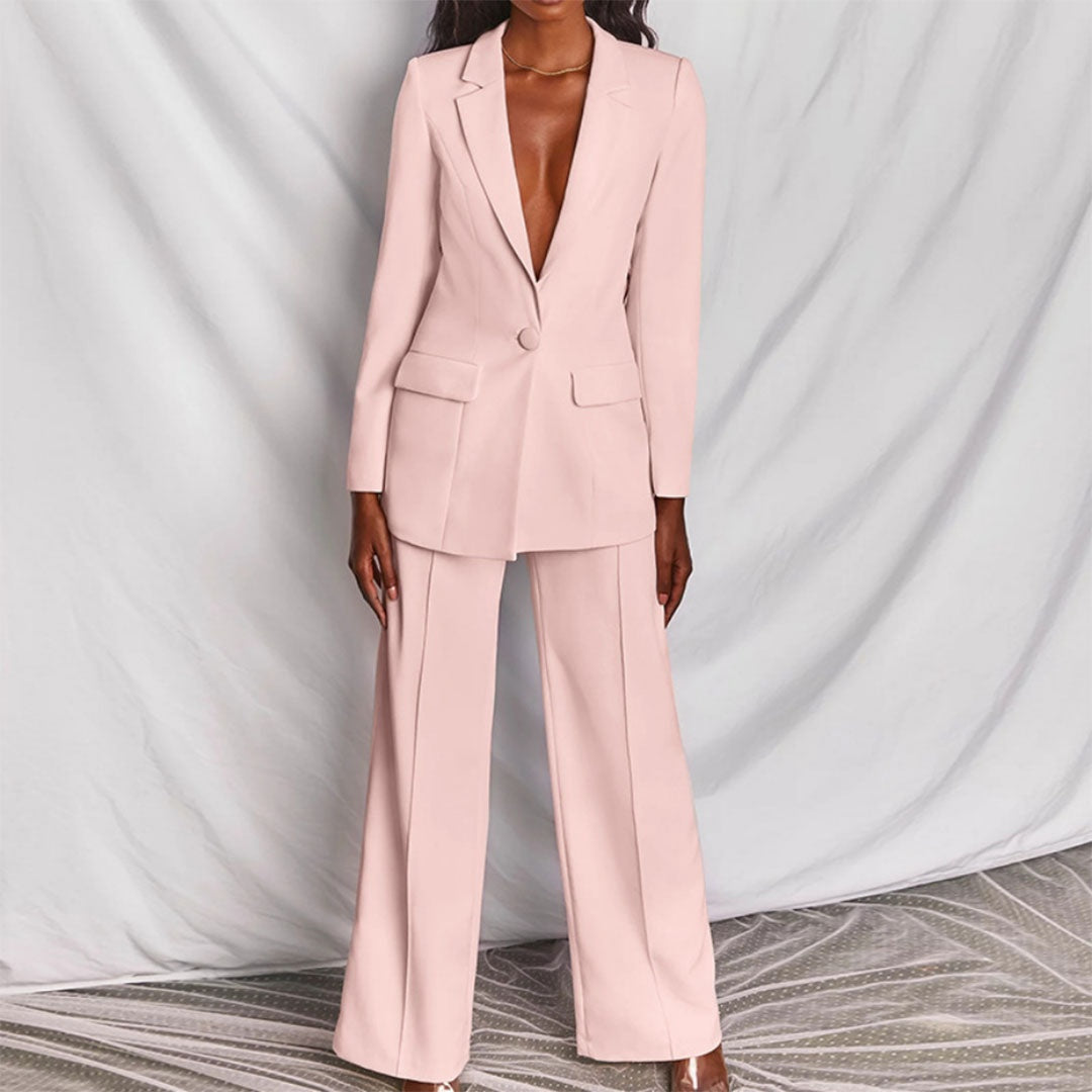 Nadia | Blazer &amp; Wide Leg Trouser Co-ord Set