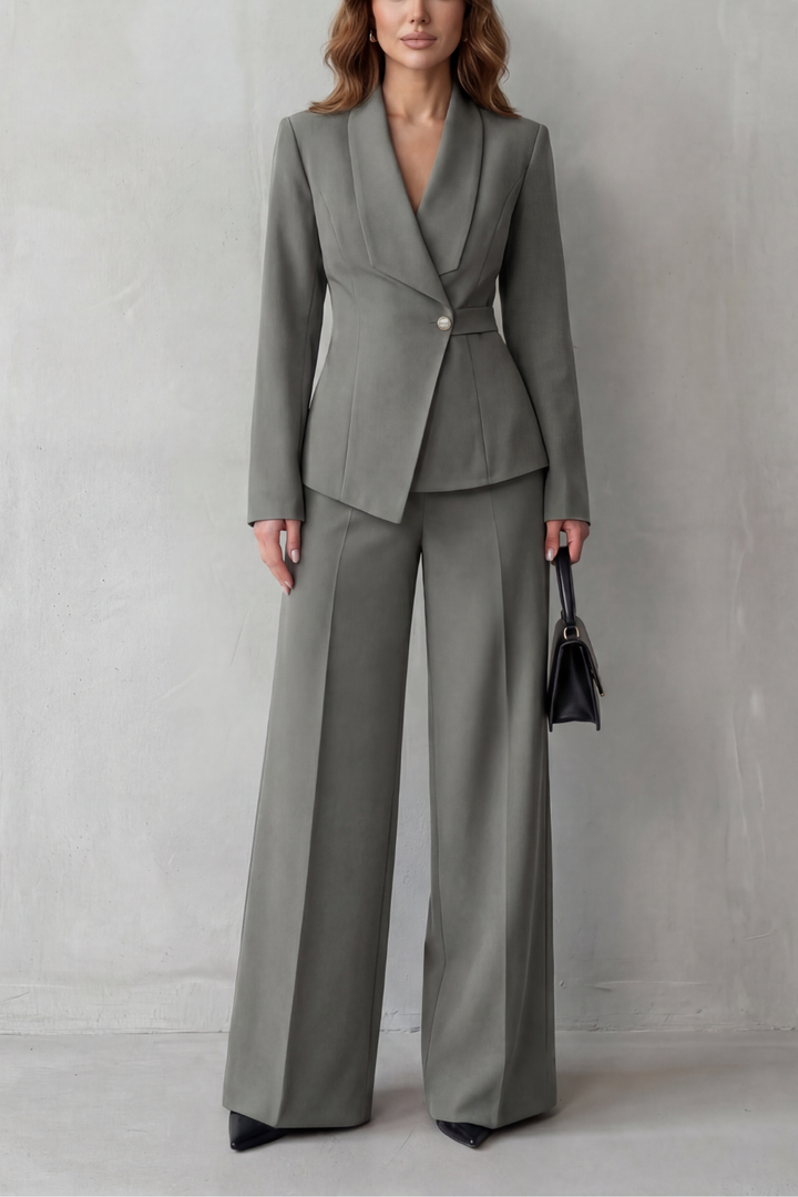 Valdérie | Sculpted Waist Tailored Suit Set