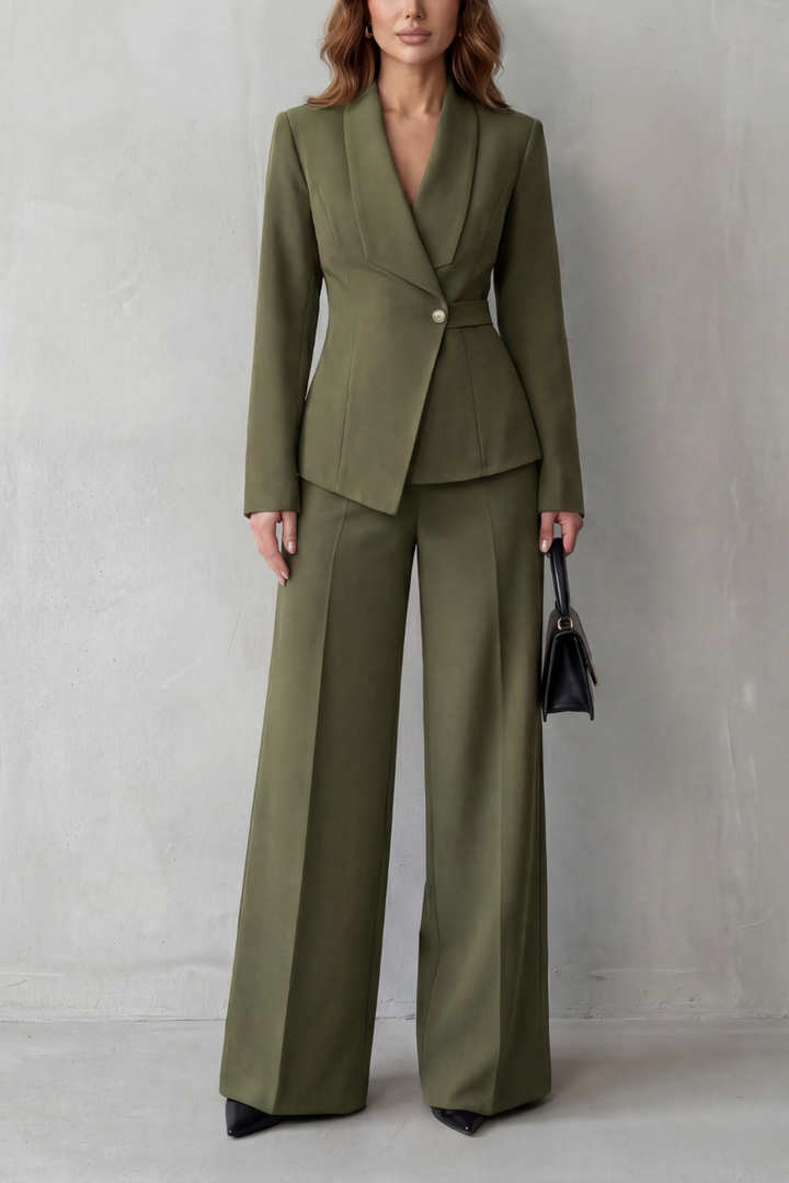 Valdérie | Sculpted Waist Tailored Suit Set
