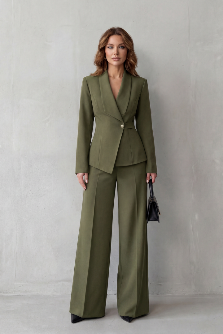 Valdérie | Sculpted Waist Tailored Suit Set