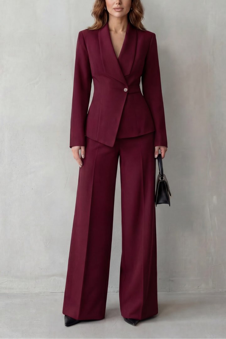 Valdérie | Sculpted Waist Tailored Suit Set