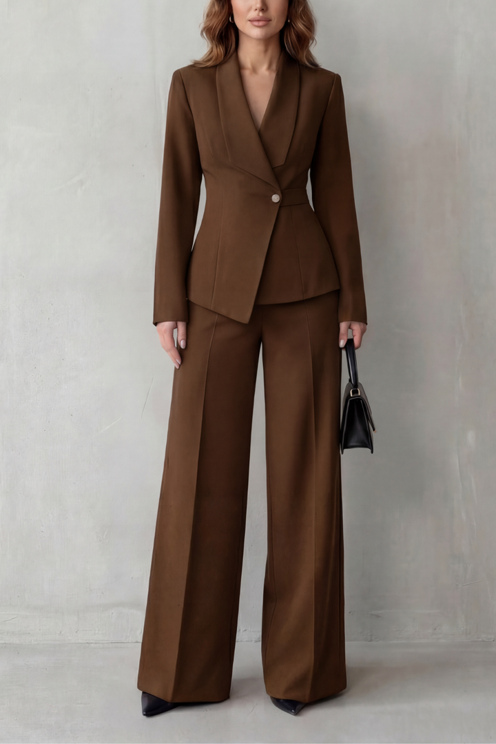 Valdérie | Sculpted Waist Tailored Suit Set