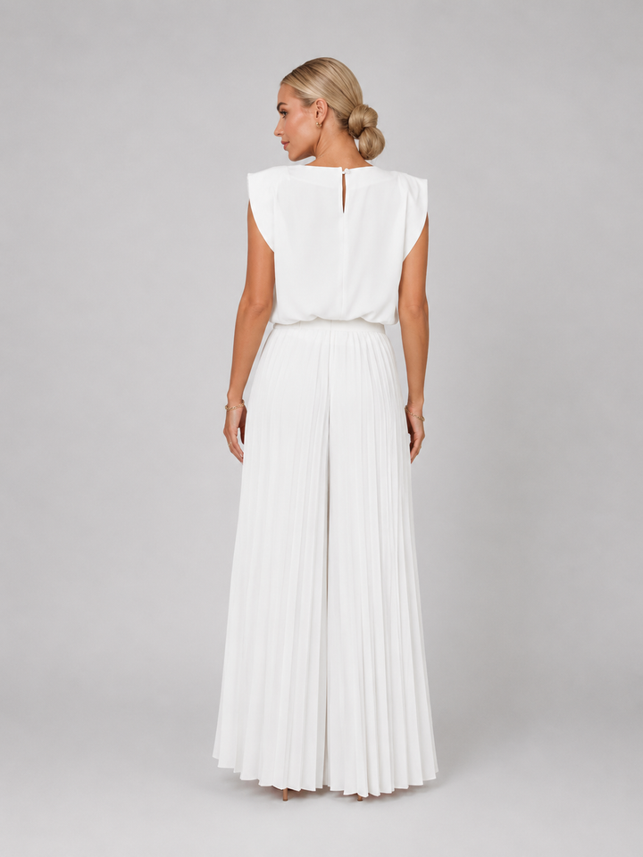Zara | Pleated Wide-Leg Trouser Set