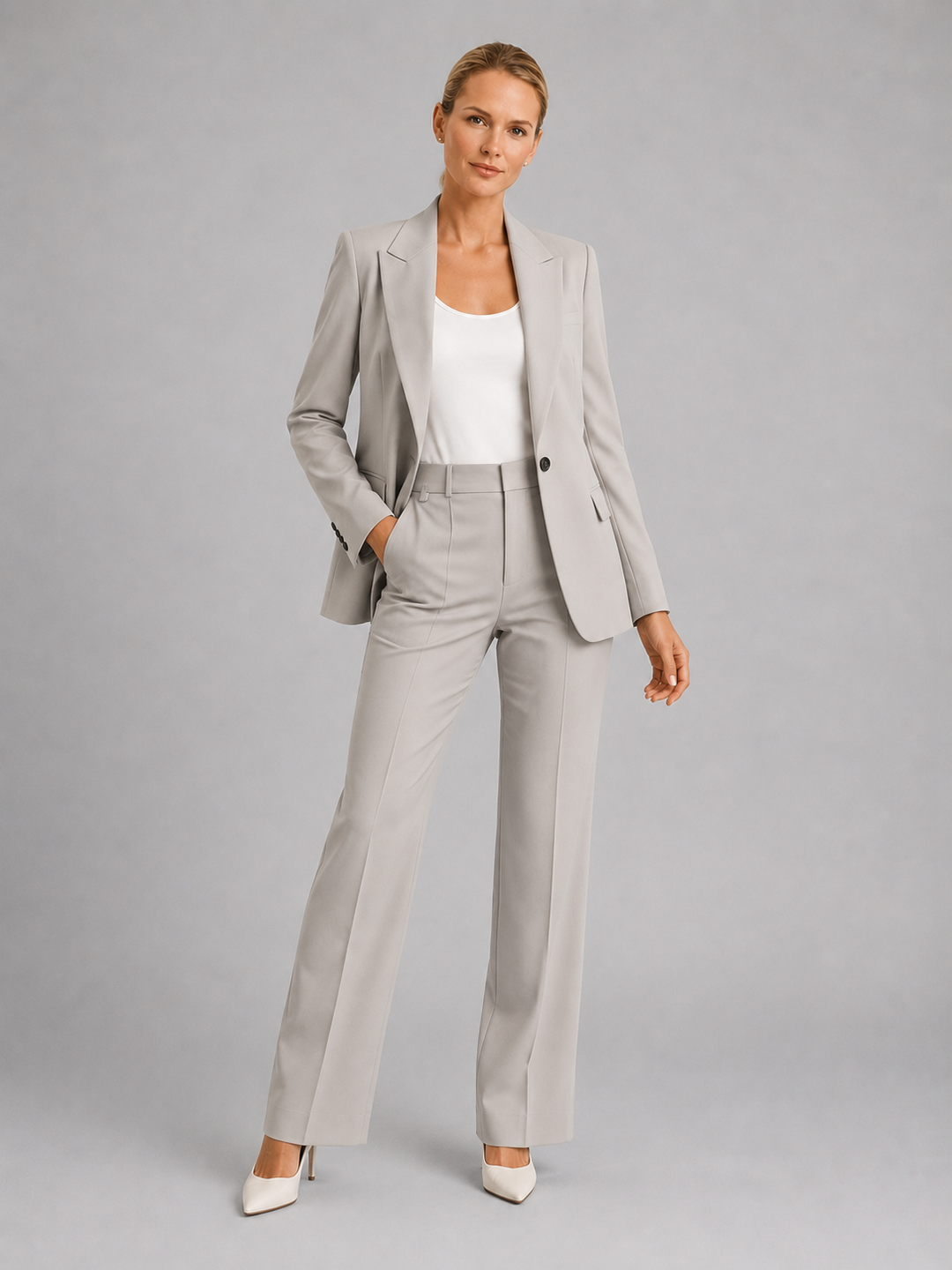 Linnea | Tailored Blazer &amp; High-Waist Trousers Set