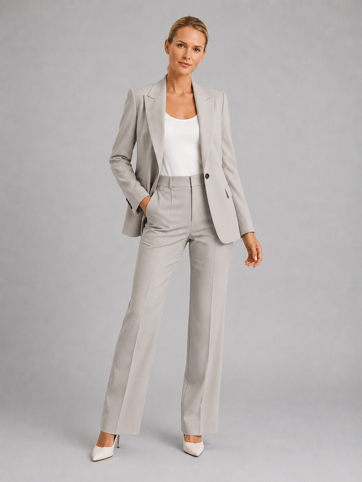 Linnea | Tailored Blazer &amp; High-Waist Trousers Set