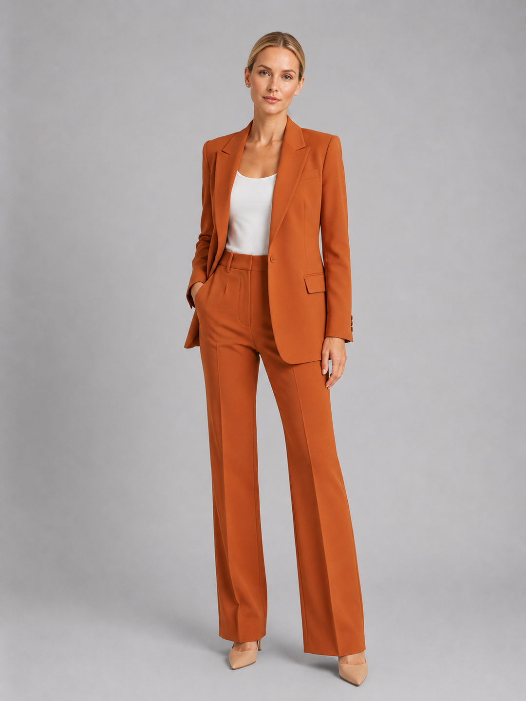 Linnea | Tailored Blazer &amp; High-Waist Trousers Set